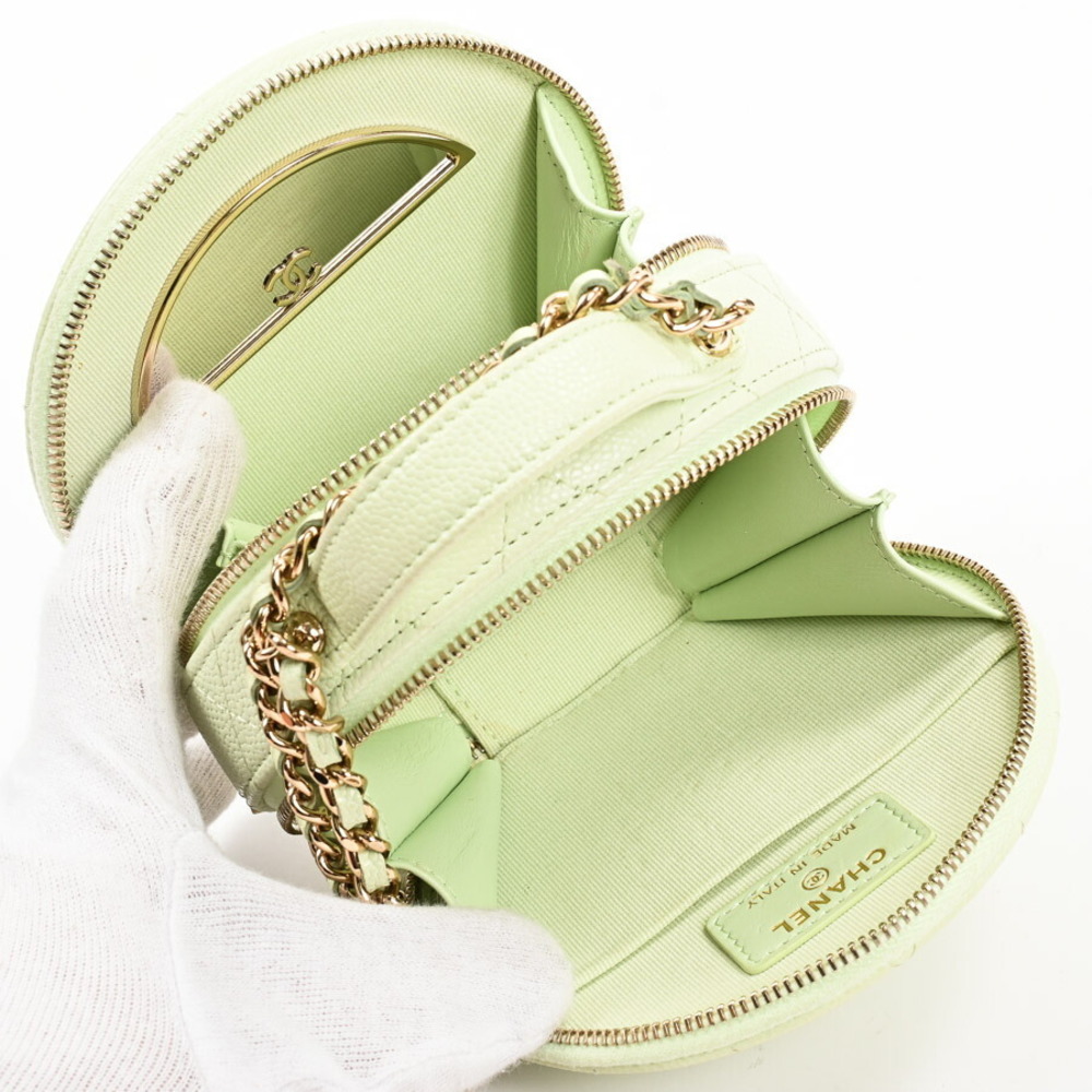 Chanel Small Vanity Case Shoulder Bag Green - Picture 4 of 11